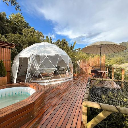 Nazca Glamping Hotel Villamaria Bagian luar foto