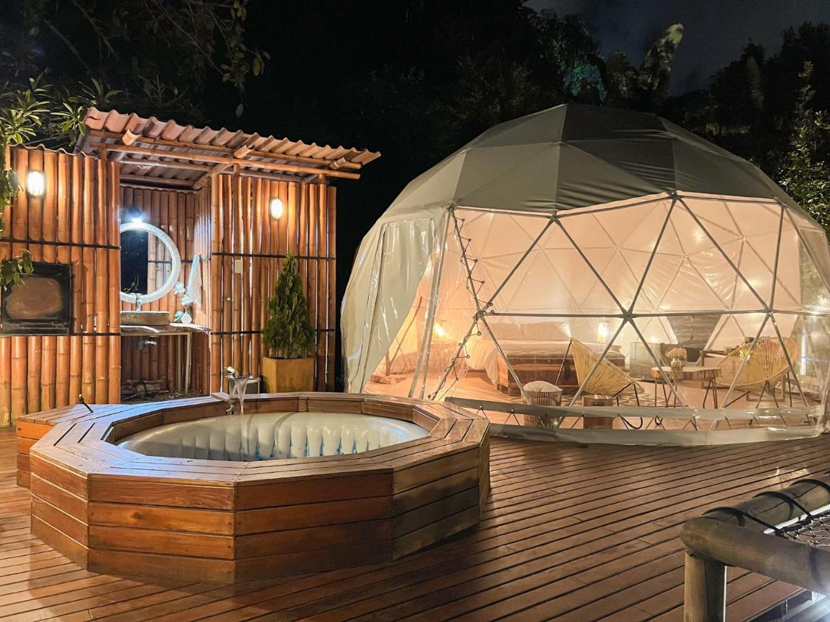 Nazca Glamping Hotel Villamaria Bagian luar foto